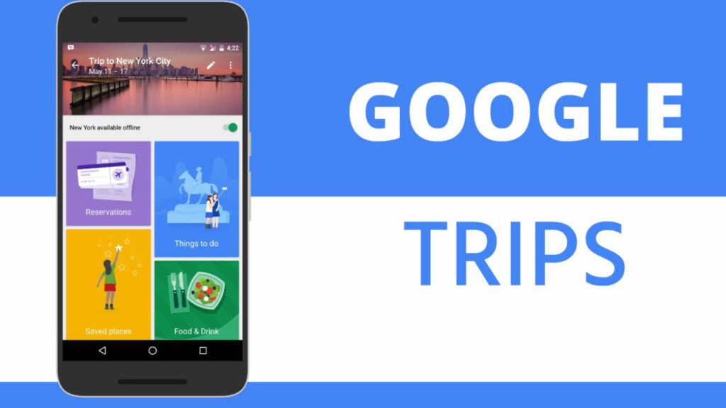 Google app - google trips