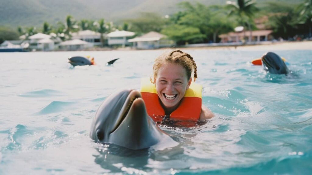 nager avec les dauphins en Martinique