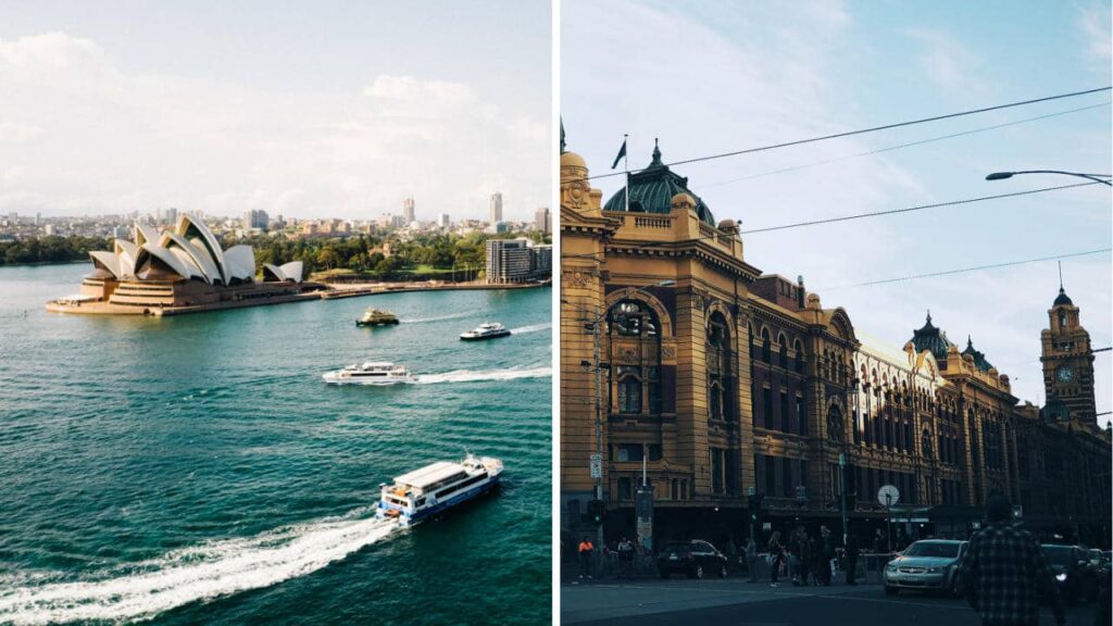 Sydney et Melbourne