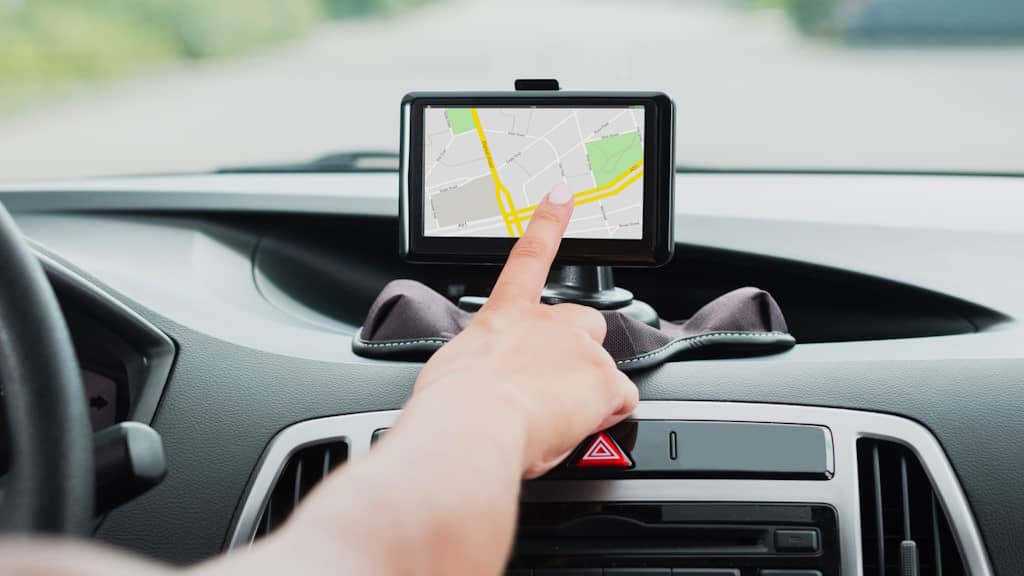 système de navigation en voiture