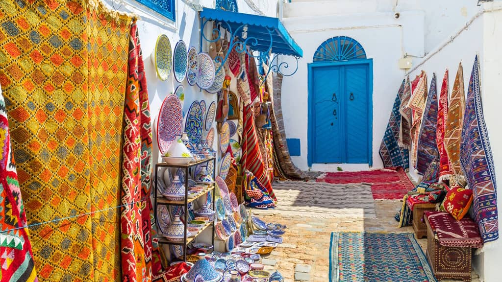 souk à Tunis