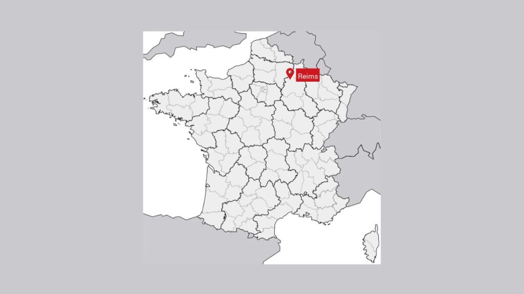 carte france reims