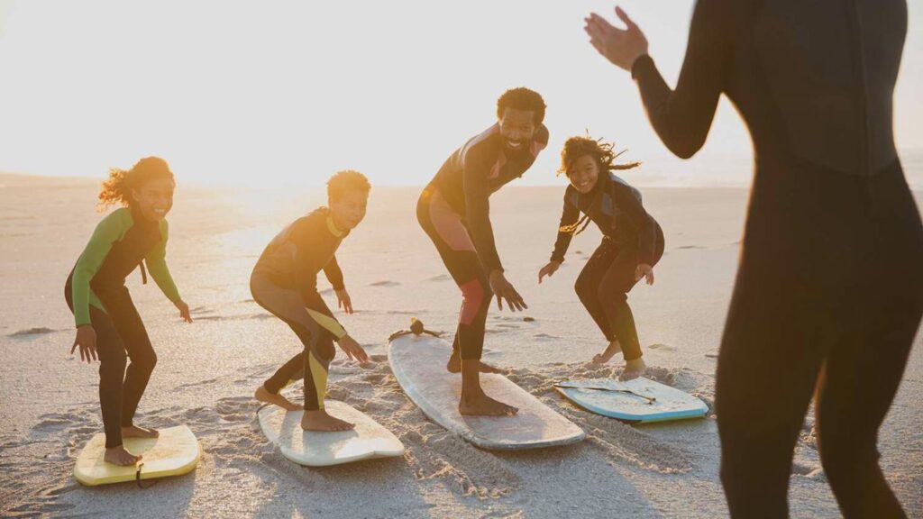 cours de surf à Lacanau